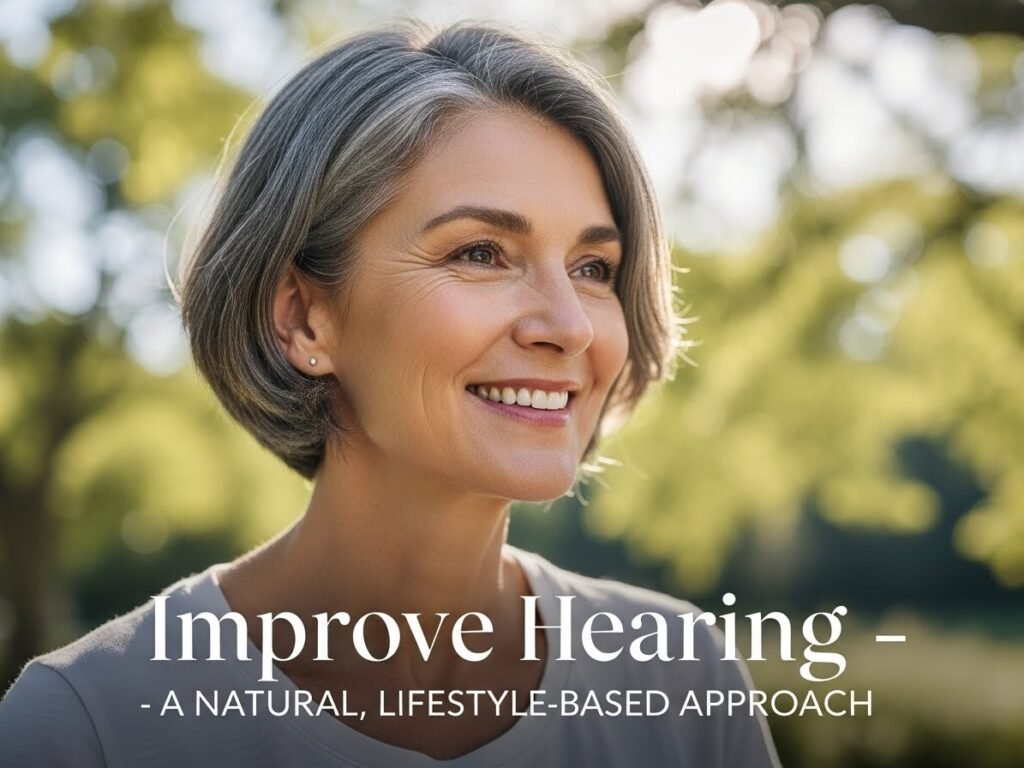 woman picture Improve Hearing – A Natural, Lifestyle-Based Approach