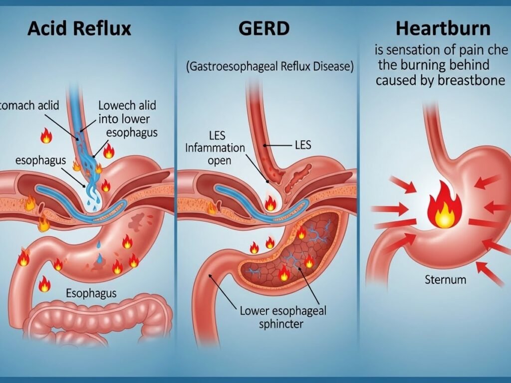 Acid Reflux, GERD, and Heartburn Explained