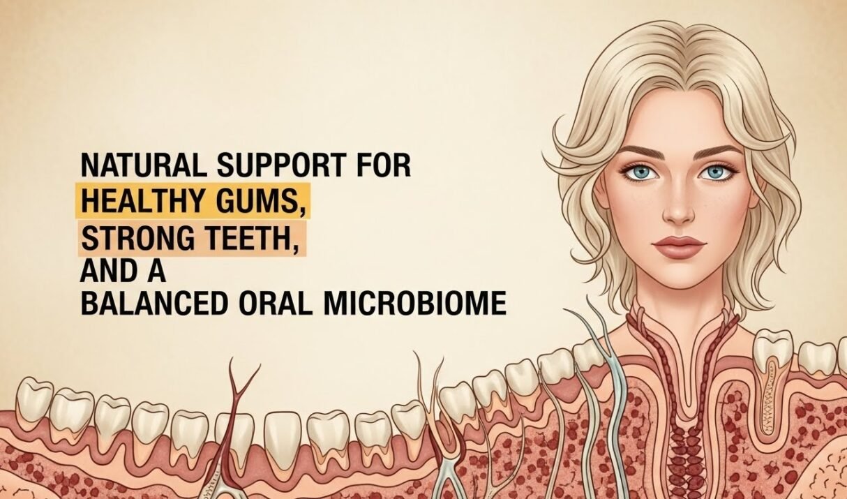 How to make your teeth stronger:Natural Support for Healthy Gums, and a Balanced Oral Microbiome