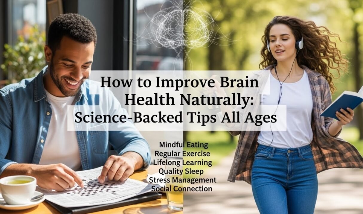 how to improve brain health naturally :science backed tips for all ages