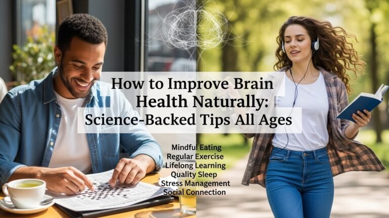 How to Improve Brain Health Naturally: Science-Backed Tips for All Ages