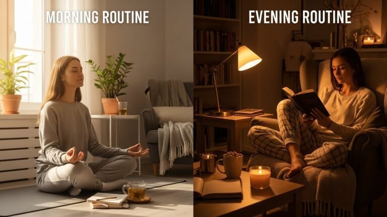 Morning and Evening Routine: Your Daily Guide to Balance and Focus