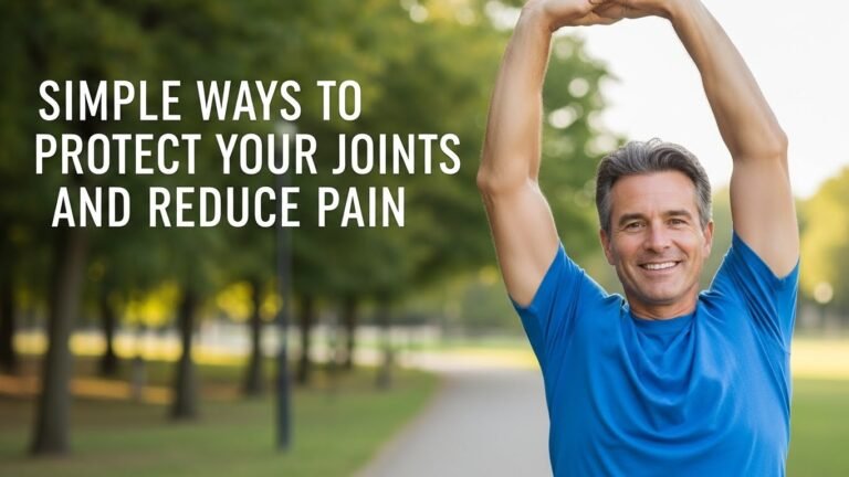 Simple Ways to Protect Your Joints and Reduce Pain