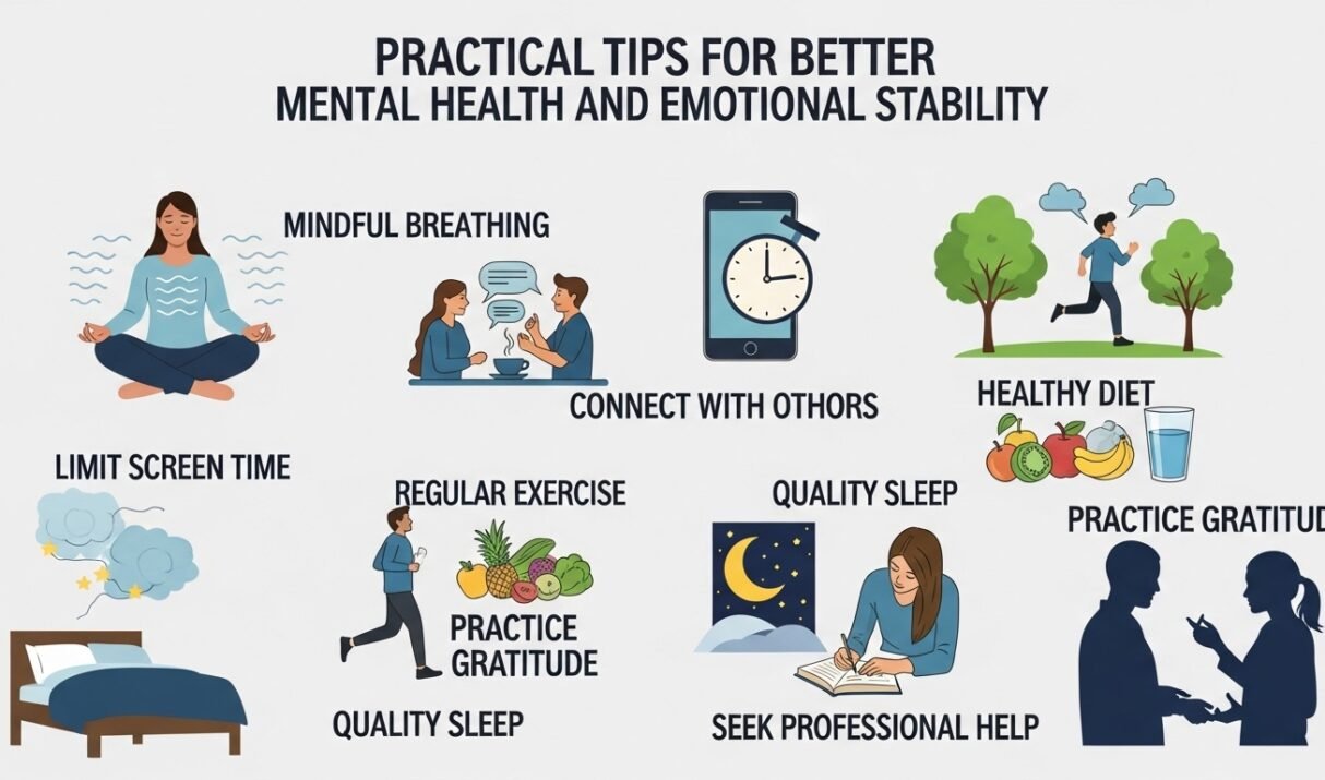 Practical Tips for Better Mental Health and Emotional Stability