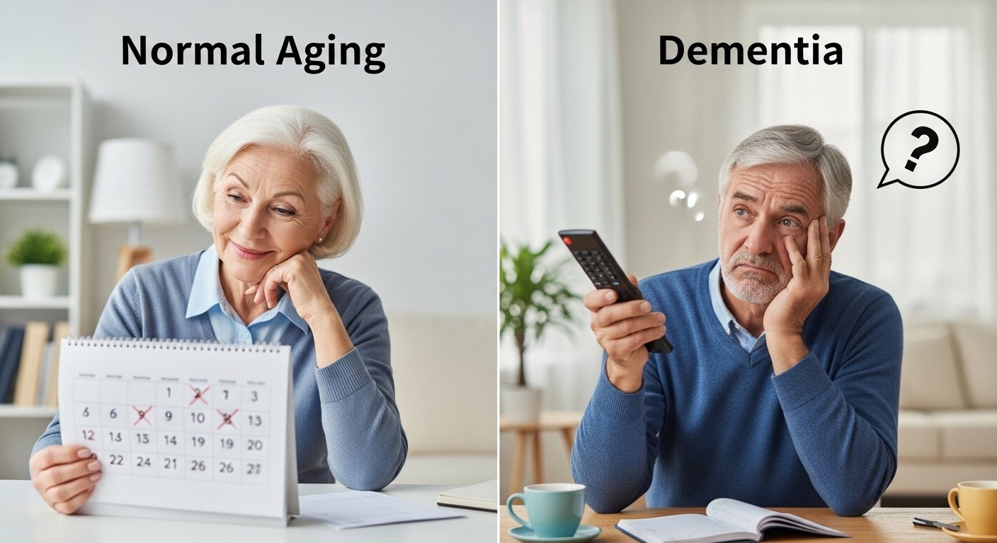 Normal Aging or Dementia? Tell the Difference