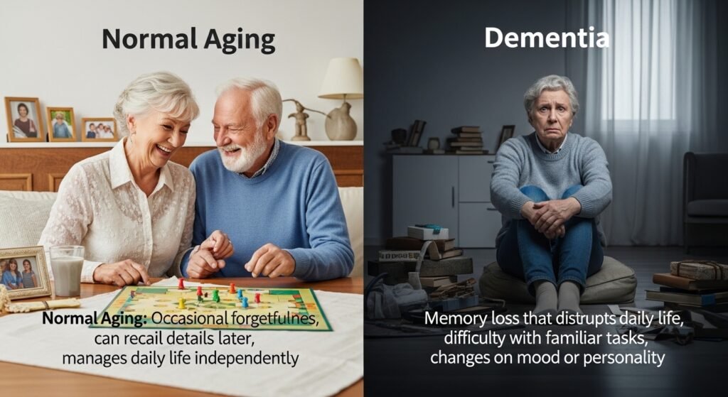 Normal Aging or Dementia? Tell the Difference