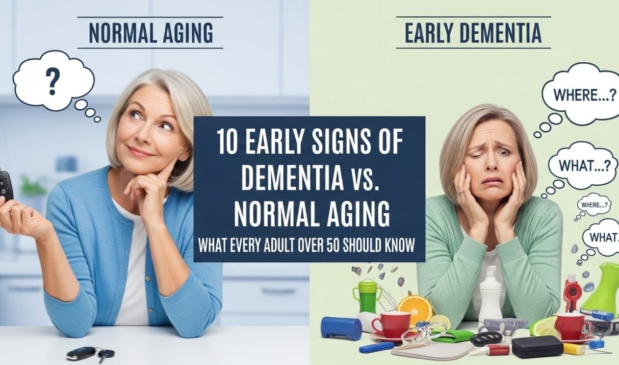 10 Early Signs of Dementia vs Normal Aging: What Every Adult Over 50 Should Know