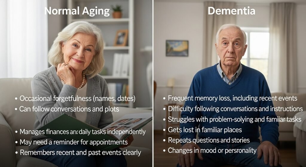 10 Early Signs of Dementia vs Normal Aging: What Every Adult Over 50 Should Know