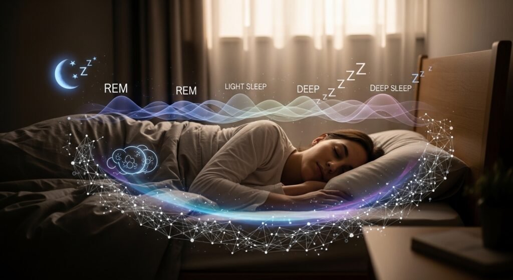 How to Improve Sleep Quality Naturally:Learn how sleep cycles, hormones, and the nervous system affect deep