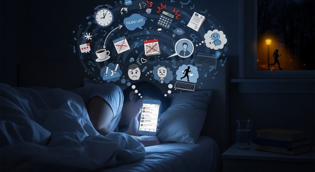 Evening Habits That Trigger Racing Thoughts