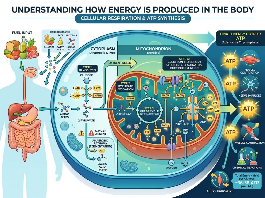 How to Increase Energy Production Naturally in the Body