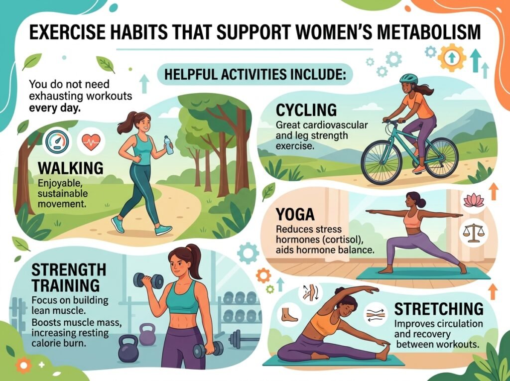 Exercise Habits That Support Women’s Metabolism