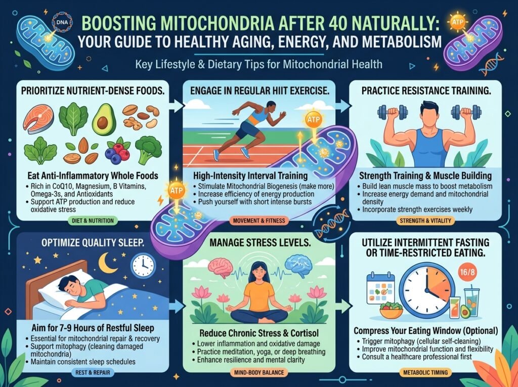How to Improve Mitochondria After 40 Naturally