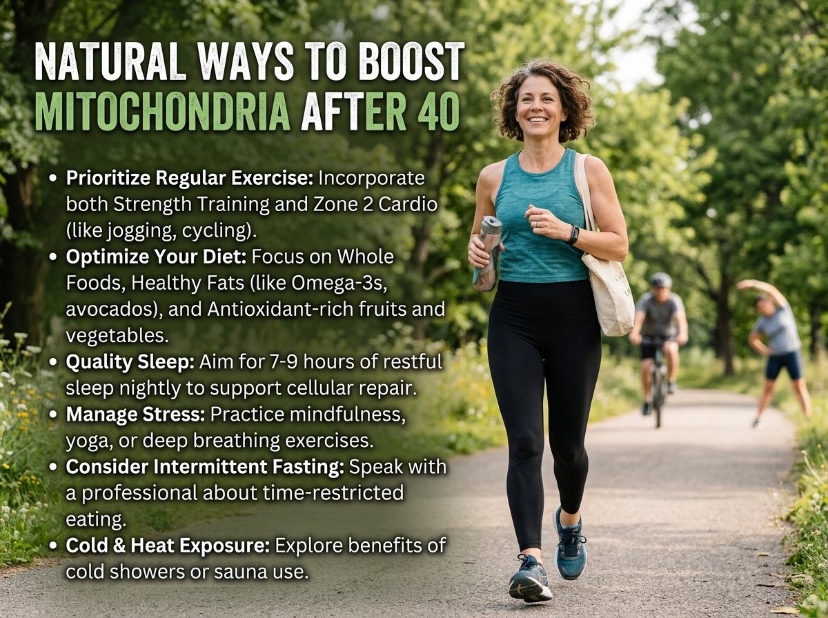 How to Improve Mitochondria After 40 Naturally