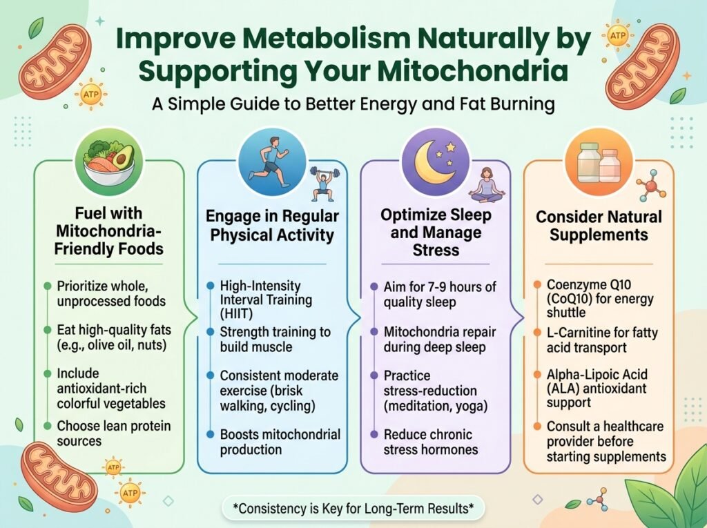 Improve Metabolism Naturally by Supporting Your Mitochondria