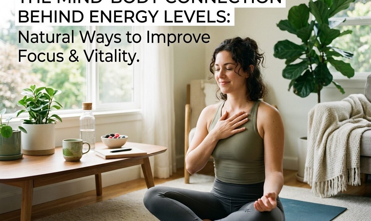 The Mind-Body Connection Behind Energy Levels: Natural Ways to Improve Focus, Mood, and Daily Vitality