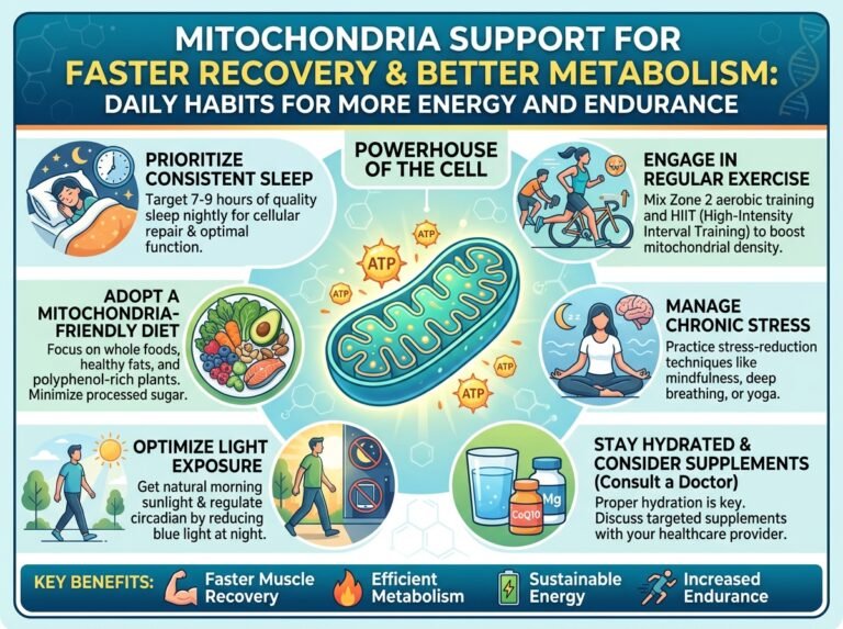 Mitochondria Support for Faster Recovery and Better Metabolism