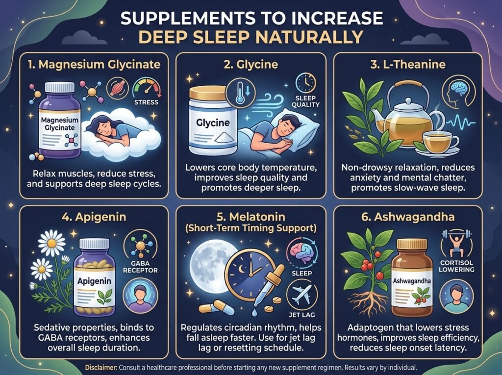 Supplements to Increase Deep Sleep Naturally