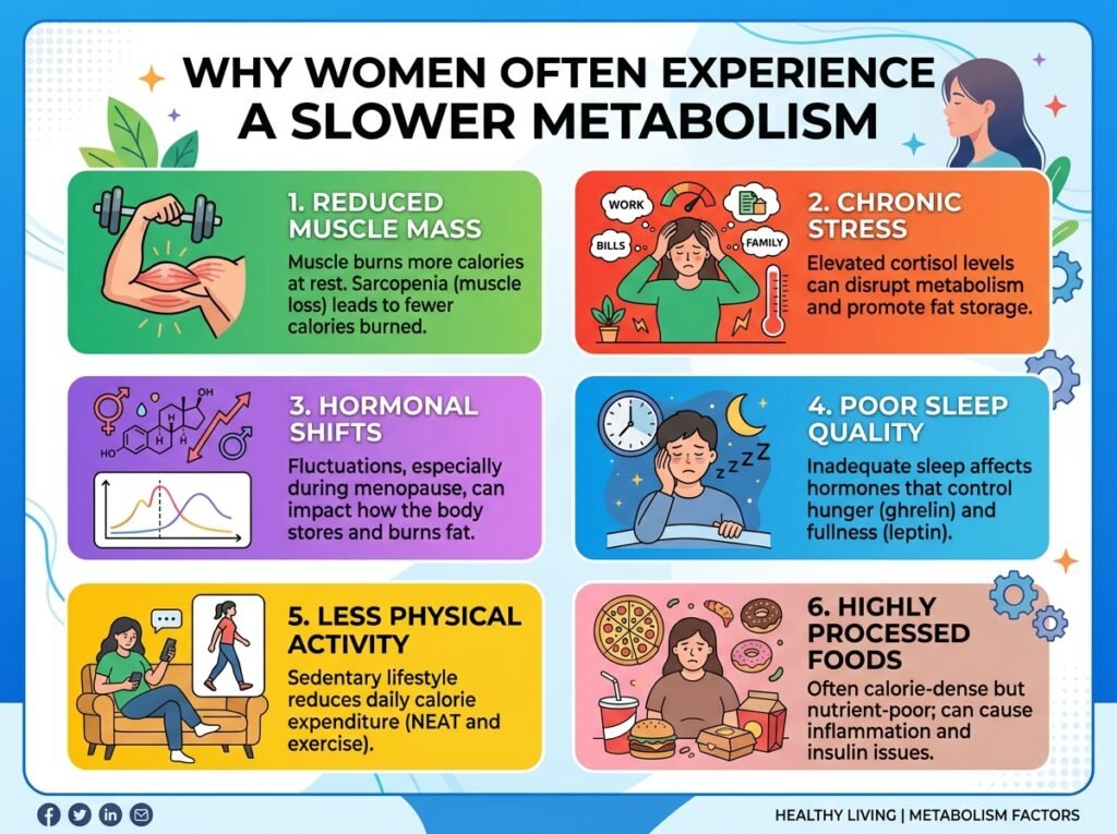 Why Women Often Experience a Slower Metabolism